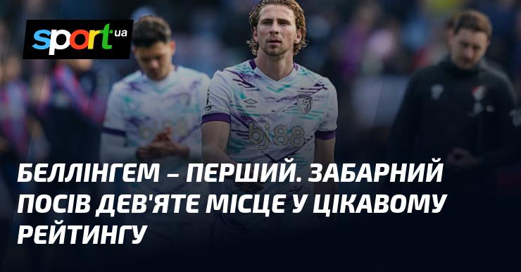 Беллінгем зайняв перше місце, тоді як Забарний опинився на дев'ятій сходинці в захоплюючому рейтингу.