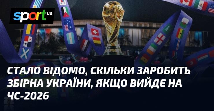 Відкрилася інформація про те, яку суму отримає національна збірна України у разі виходу на Чемпіонат світу 2026 року.