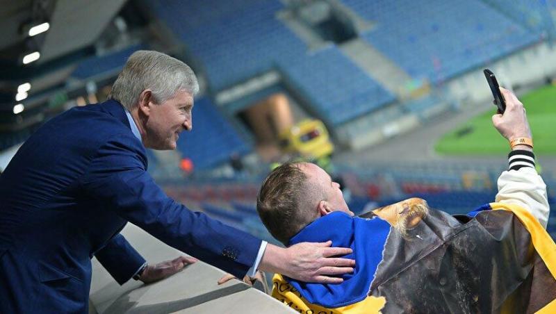 Уперше за 12 років після останньої гри в Донецьку: Ахметов побував на матчі 